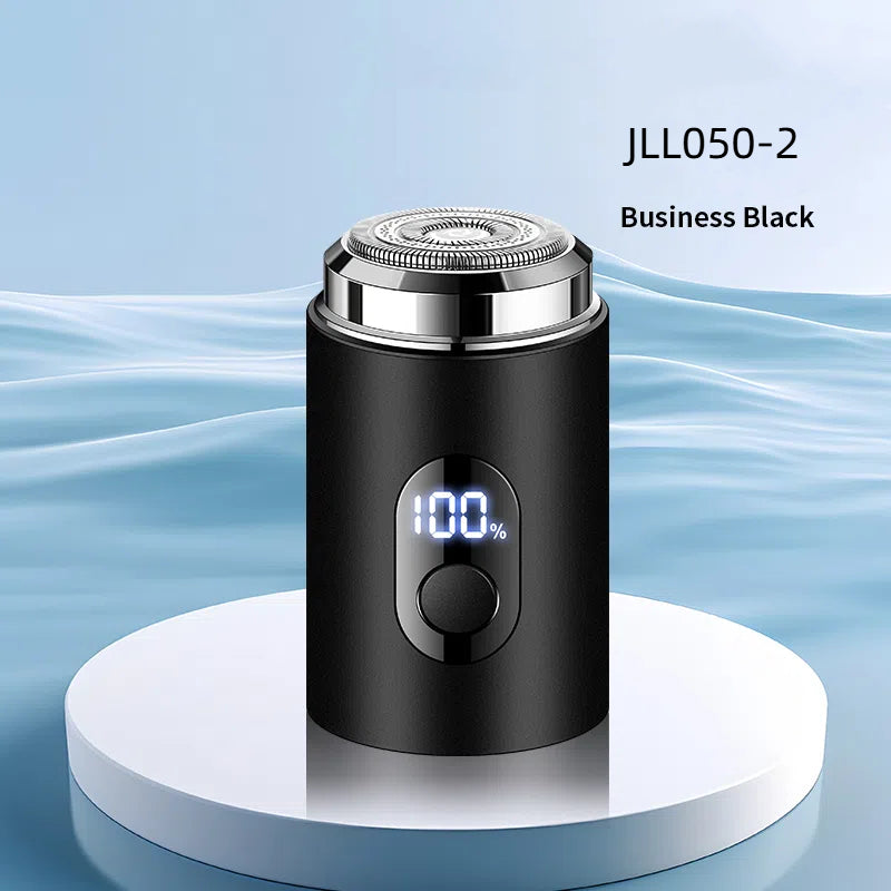 Eprolo rechargeable men's electric shaver with multifunctional design, portable, full body washable, and compact steel body.