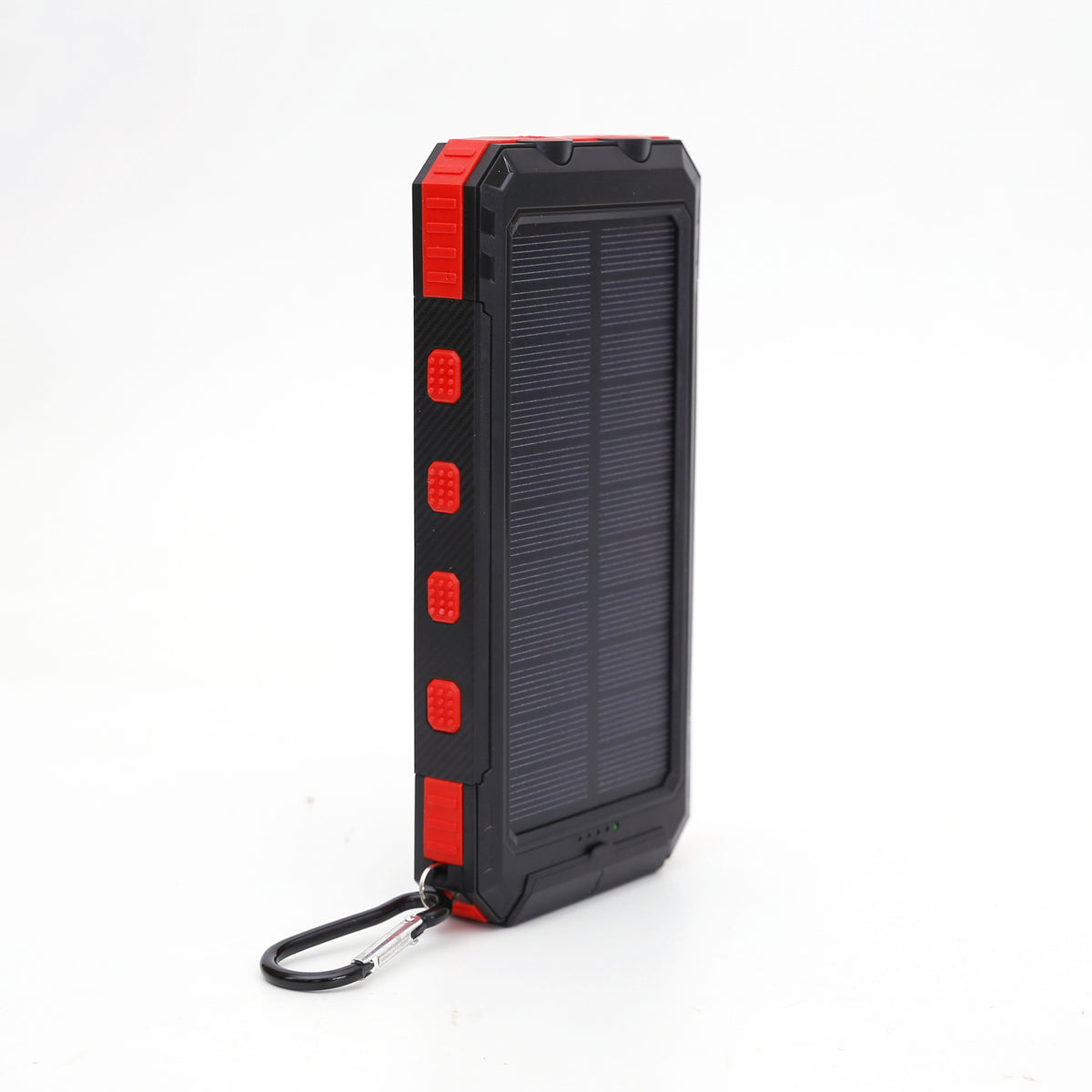 Eprolo ultra-thin 20000mAh solar power bank with compass, rugged design, and three-proof waterproof, dust, and shock features.