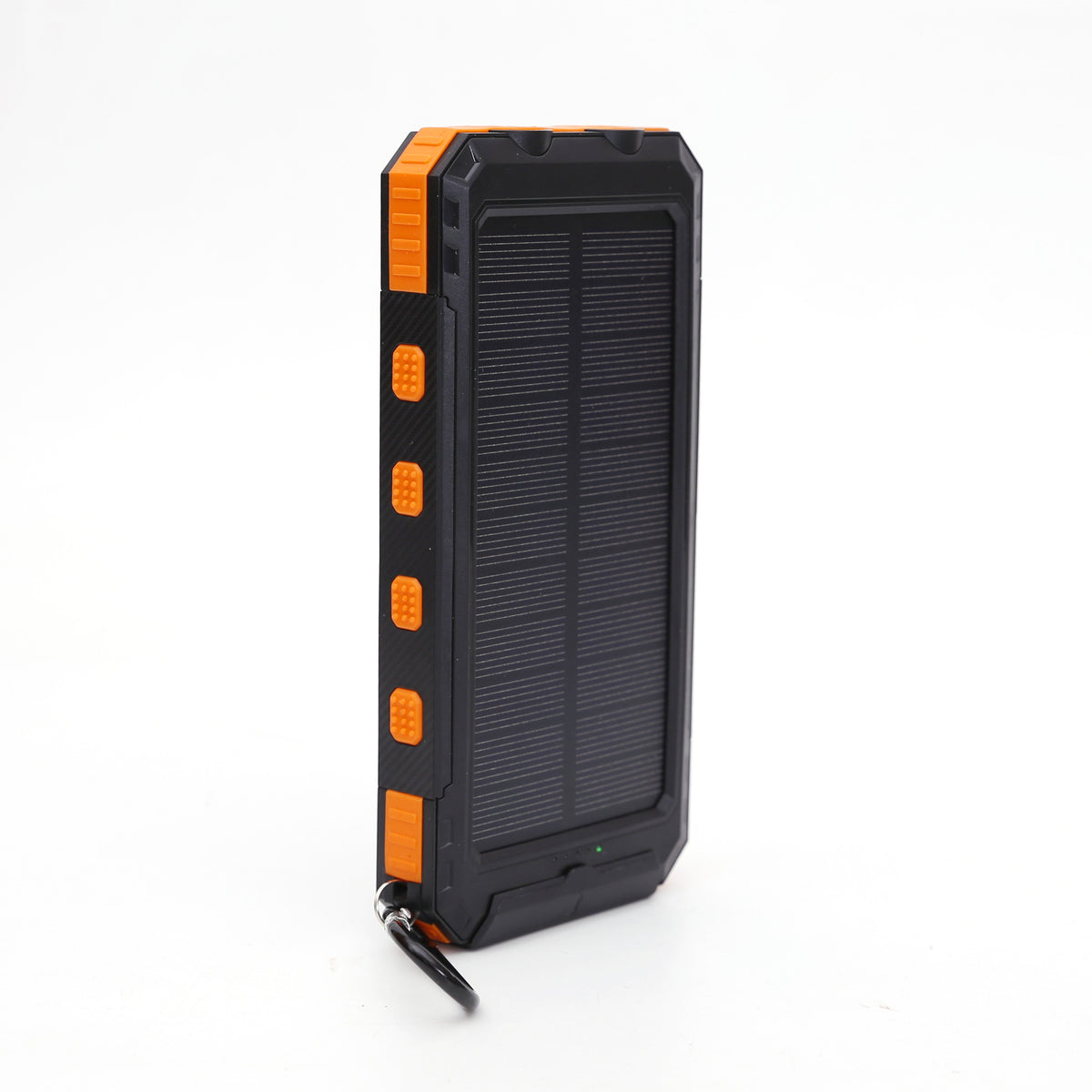 Eprolo ultra-thin 20000mAh solar power bank with built-in compass, three-proof design for outdoor charging and portability.