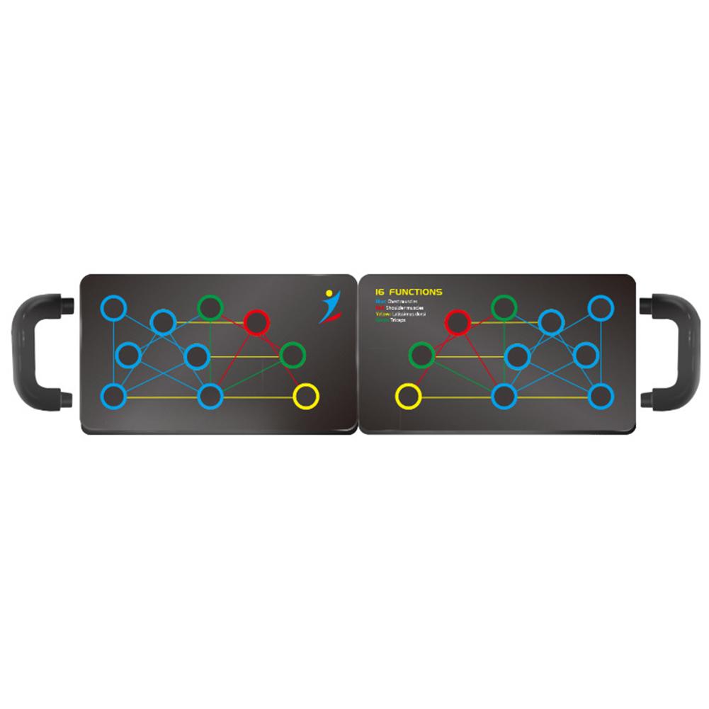 Foldable 16-in-1 push-up board with high-quality handles for muscle training and fitness workouts by eprolo.