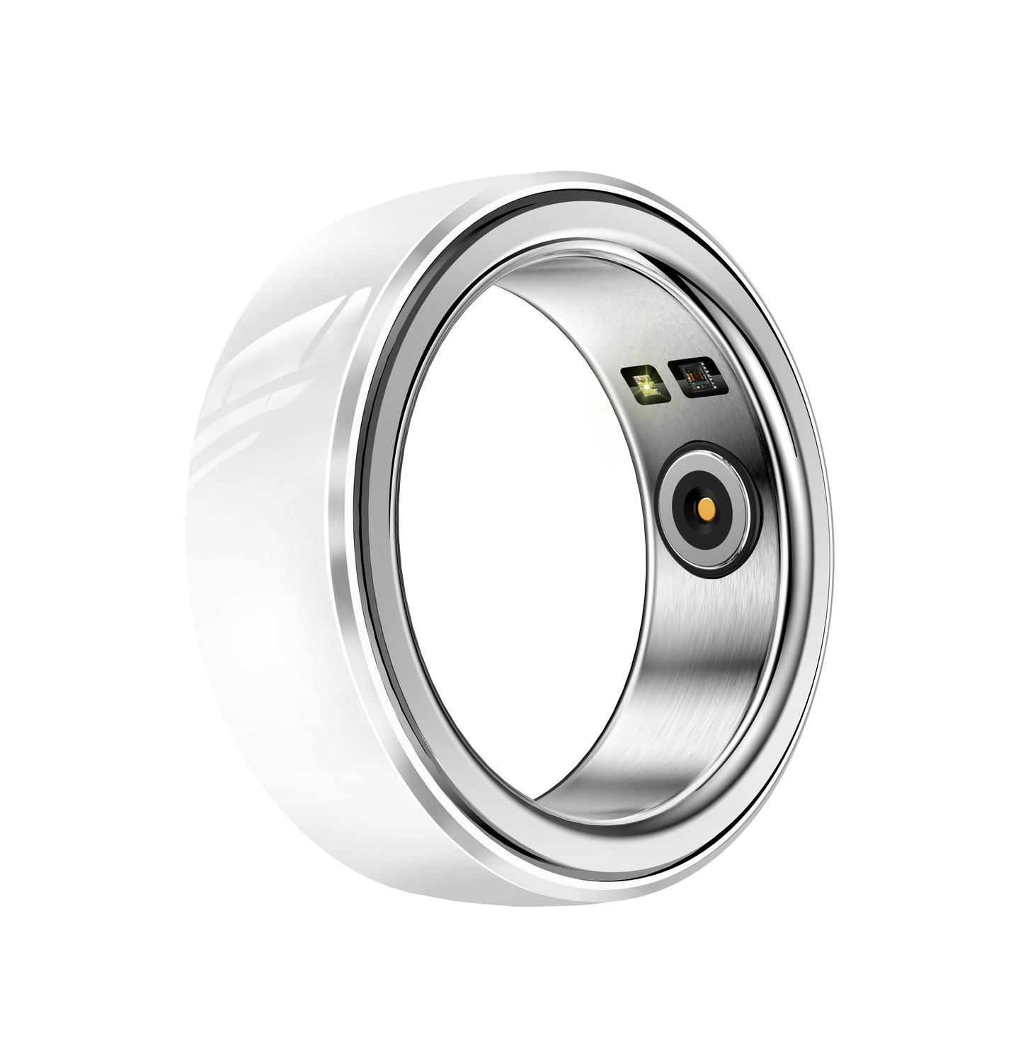 Eprolo R1 R2 smart ring displaying heart rate, blood pressure, blood oxygen levels, and sleep monitoring features.