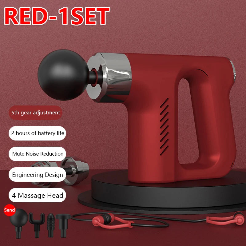 Eprolo high frequency massage gun for deep tissue muscle relaxation and fascia massage, handheld electric body massager.