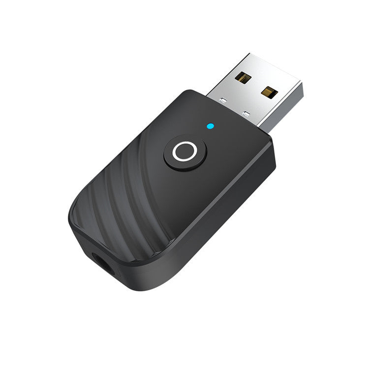 eprolo 3-in-1 Bluetooth 5.0 adapter for car, computer, and TV with AUX, speaker receiver, and transmitter functions.