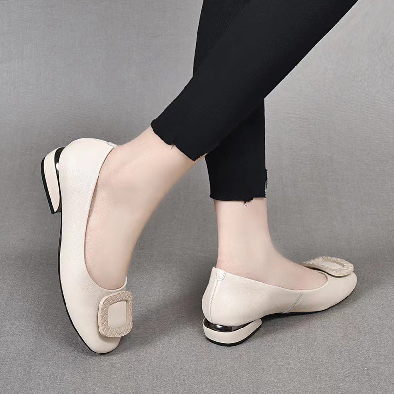 Comfortable Women's Flat Shoes with Wedge Heel, for Middle-Aged and Elderly Women - American Smart