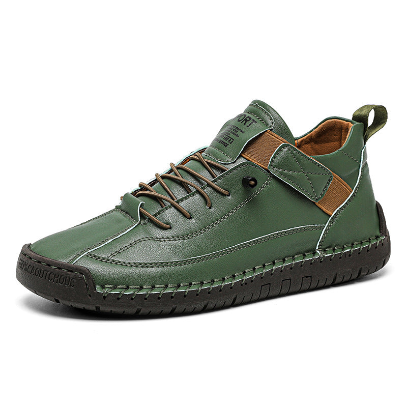 Casual Women's Shoes with Hand-Stitched Details, Oversized Comfortable Design - American Smart