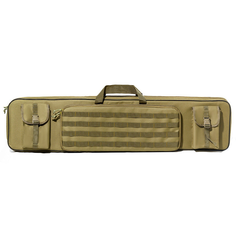 Eprolo tactical rifle bag with 120cm and 90cm compartments, gun case with pistol holster for hunting and shooting, durable design