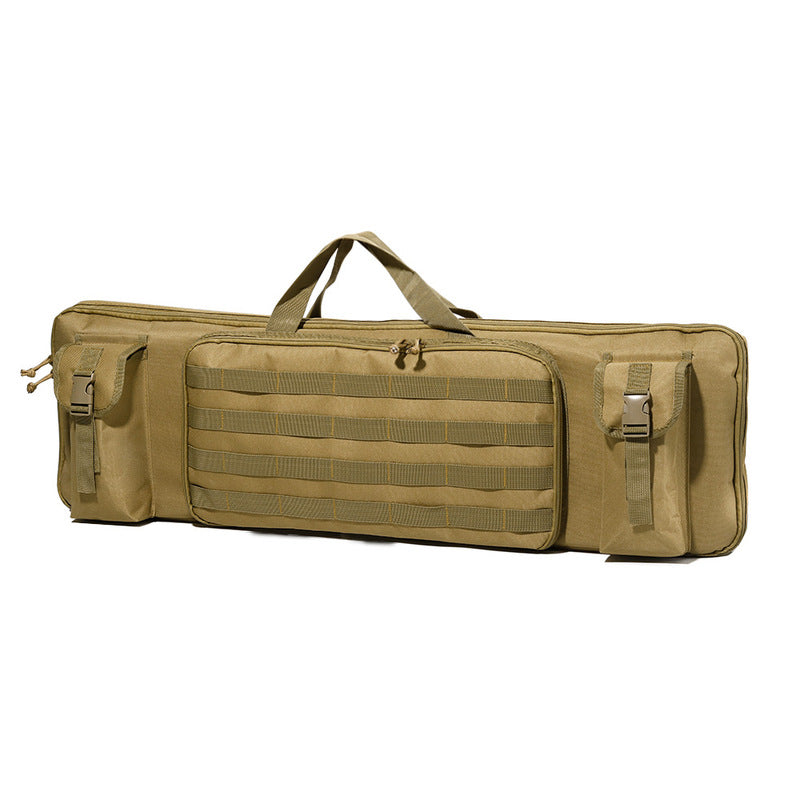 Eprolo tactical rifle bag with 120cm and 90cm compartments, durable gun case with pistol holster for hunting and shooting.