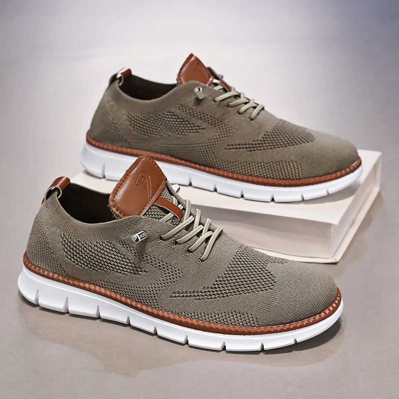 Men's trendy work sneakers by eprolo with durable design and stylish appearance, shown in a close-up shot.