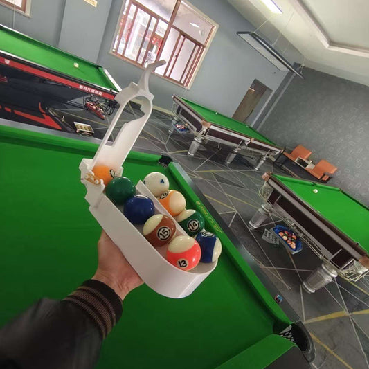 Portable 3D printed pool ball alignment stand by eprolo, snooker training aid and billiard holder for precise cue ball placement