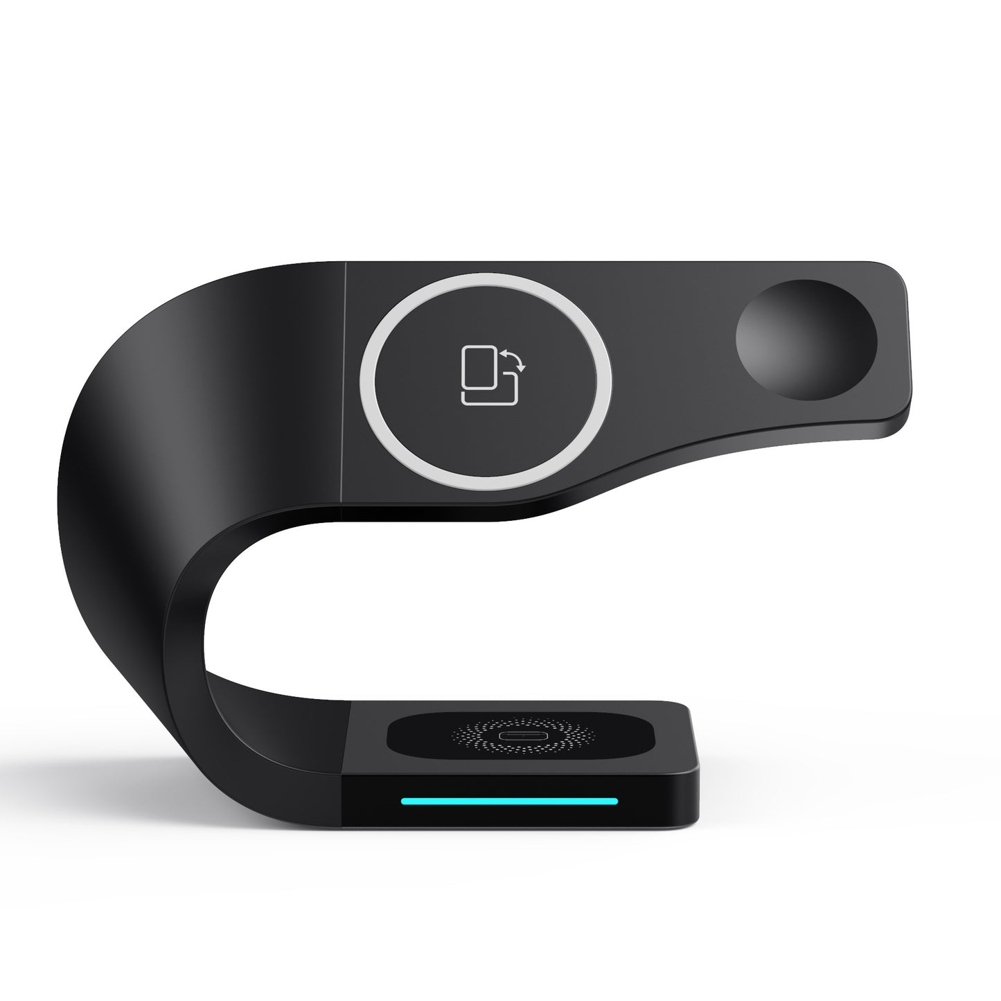 eprolo 4-in-1 magnetic wireless charger for iPhone 12, Apple Watch, and headphones, showcasing sleek charging pads and connectors