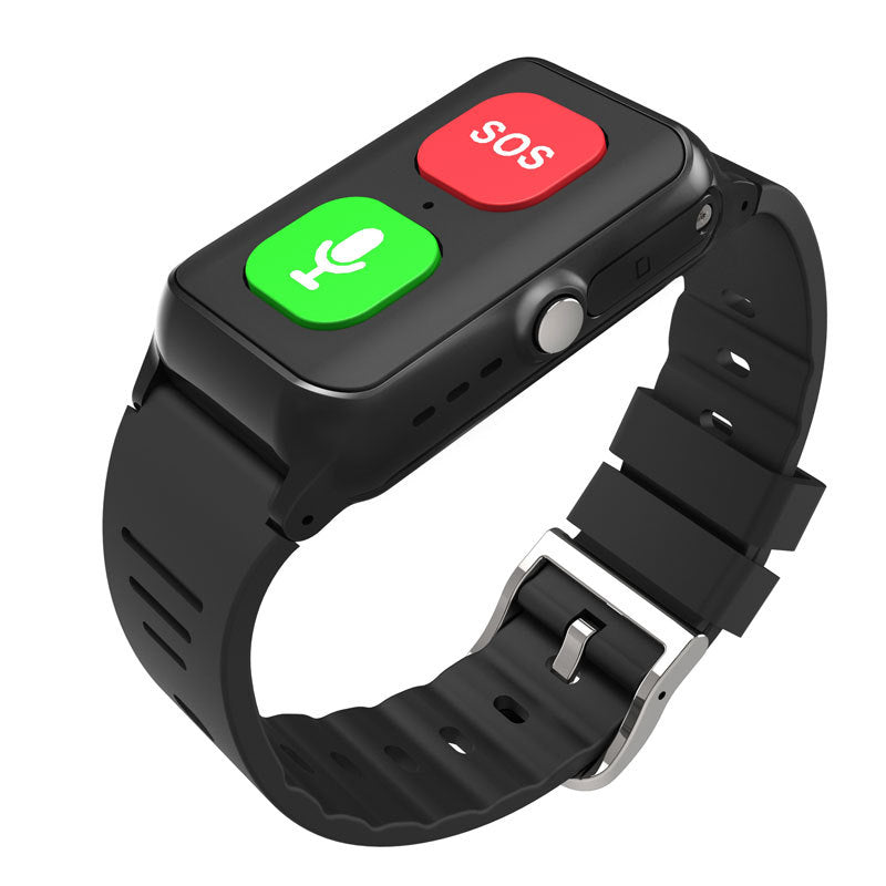 A70 Elderly GPS Positioning Watch Locator With Heart Rate Measurement Body Temperature Smart Bracelet - American Smart