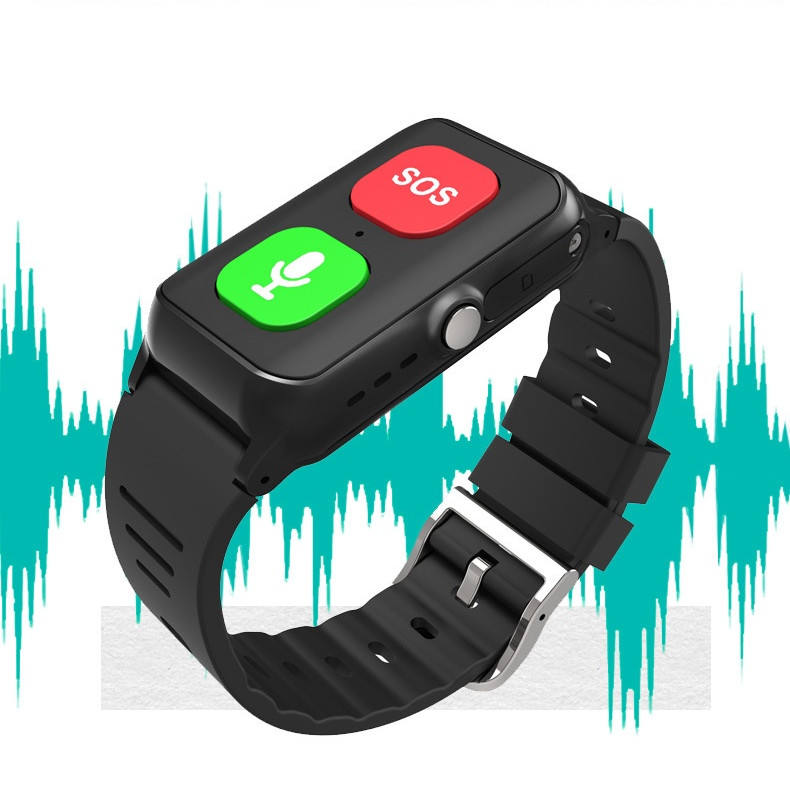 A70 Elderly GPS Positioning Watch Locator With Heart Rate Measurement Body Temperature Smart Bracelet - American Smart