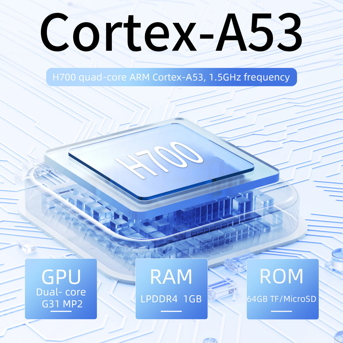 Eprolo ANBERNIC RG40XXV retro handheld game console with vertical design and lighting effect connected to power.