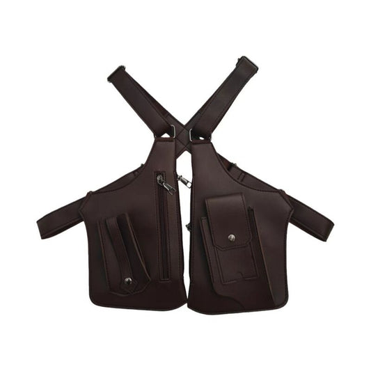 Anti-Theft PU Leather Underarm Bag - Crossbody Chest Sling Bag with Hidden Pocket & Adjustable Strap - American Smart