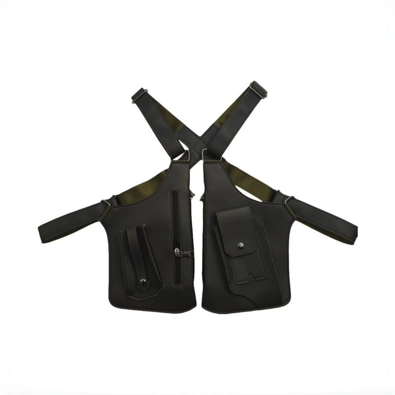 Anti-Theft PU Leather Underarm Bag - Crossbody Chest Sling Bag with Hidden Pocket & Adjustable Strap - American Smart