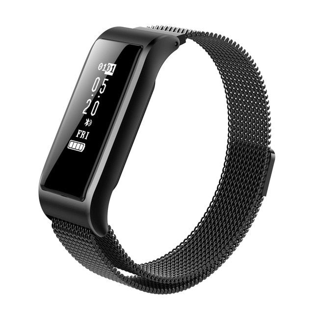 B29 Smart Band Metal Strap Sports Wristband IP67 Waterproof Pedometer Sleep Monitor Health Smart Bracelet - American Smart