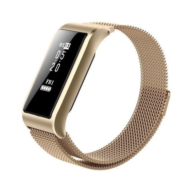 B29 Smart Band Metal Strap Sports Wristband IP67 Waterproof Pedometer Sleep Monitor Health Smart Bracelet - American Smart