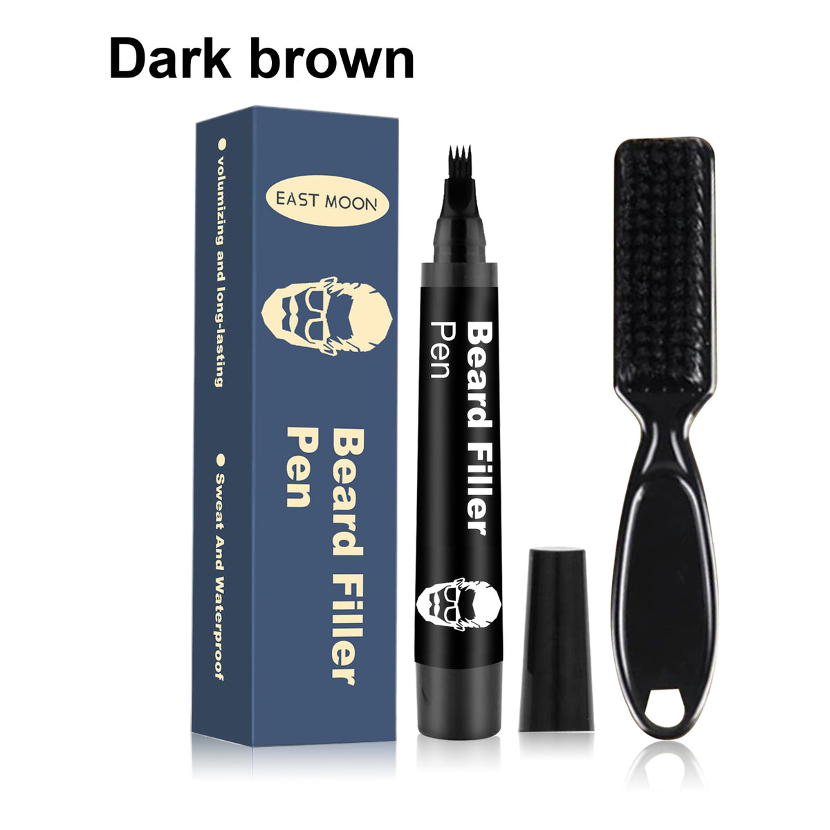 Beard Filler Pen, Detachable And Easy-To-Use Filler Pens Make It Easy To Create A Bushy Beard Hairline - American Smart
