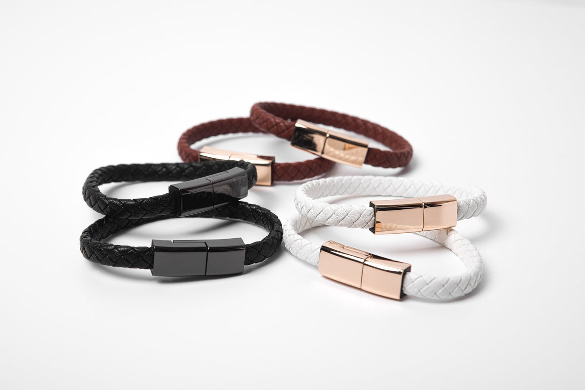 Bracelet style data cable suitable for Apple Android fast power bank short charging cable - American Smart