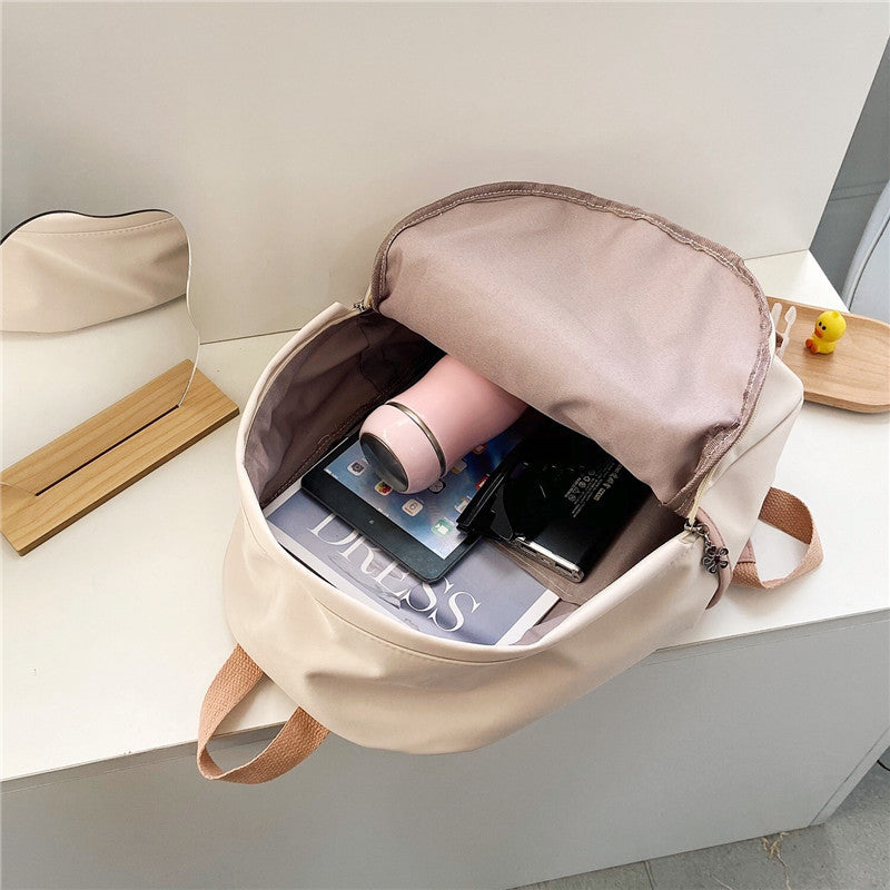 Schoolbag Girl Korean Version Ulzzang High School Student Backpack Ins Japanese Junior High School Student Backpack - American Smart