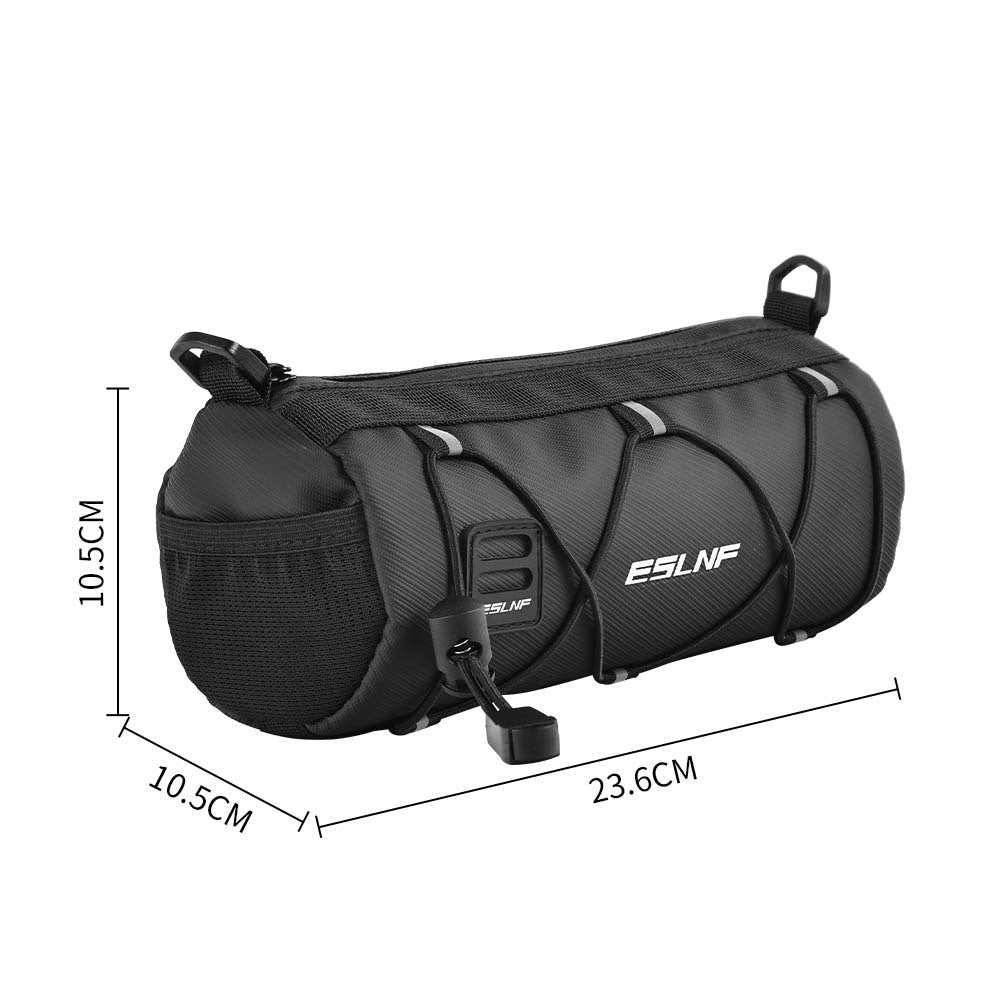 Eprolo mountain bike front bag with large waterproof storage for outdoor riding, ideal for bicycle driving and mountain biking.