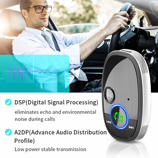 Car Phone Bluetooth Audio Adapter Car Audio Bluetooth Converter Bluetooth Receiver BR06 - American Smart