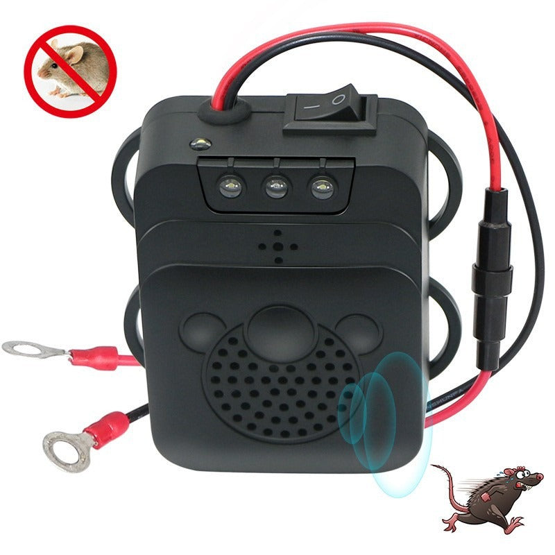 Car Ultrasound Mouse Repeller Intelligent Sensor Circuit Protection Repeller Equipment Accessories - American Smart
