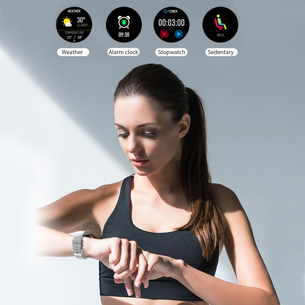 COLMI V23 Women Smart Watch Full Touch Fitness Tracker IP67 Waterproof Blood Pressure Smart Clock Men Smartwatch - American Smart