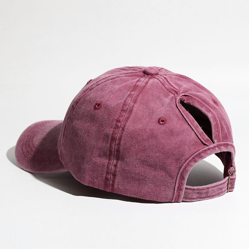 Curved Brim Snapback Hat for Women Outdoor Sports Sun Hat - American Smart