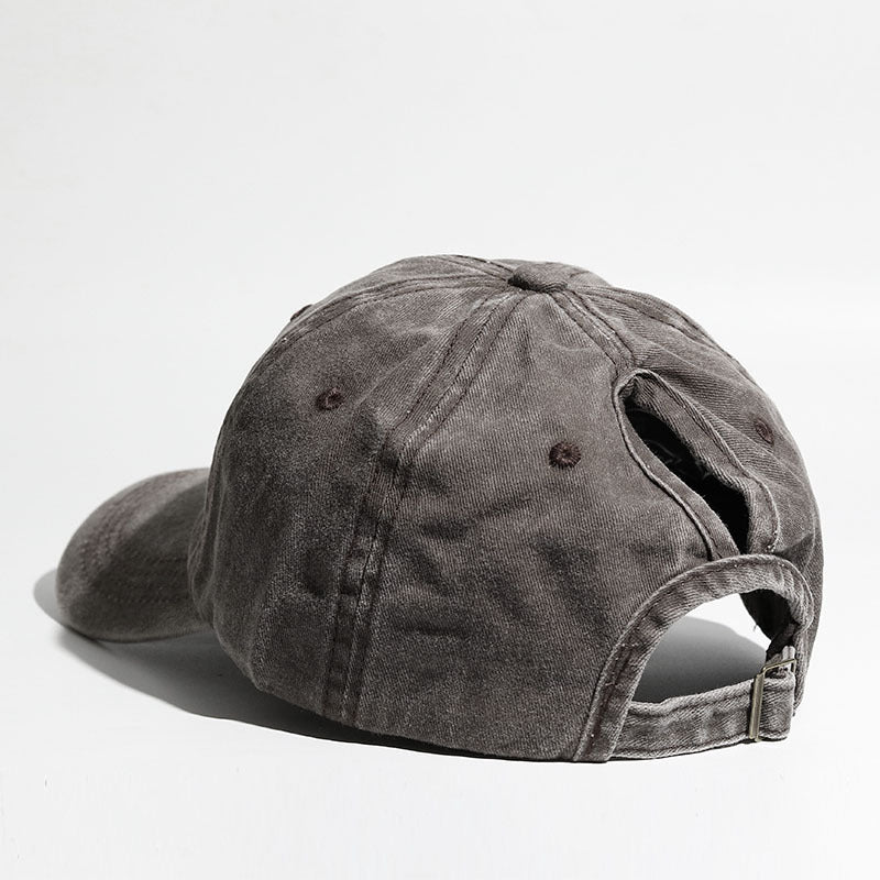Curved Brim Snapback Hat for Women Outdoor Sports Sun Hat - American Smart