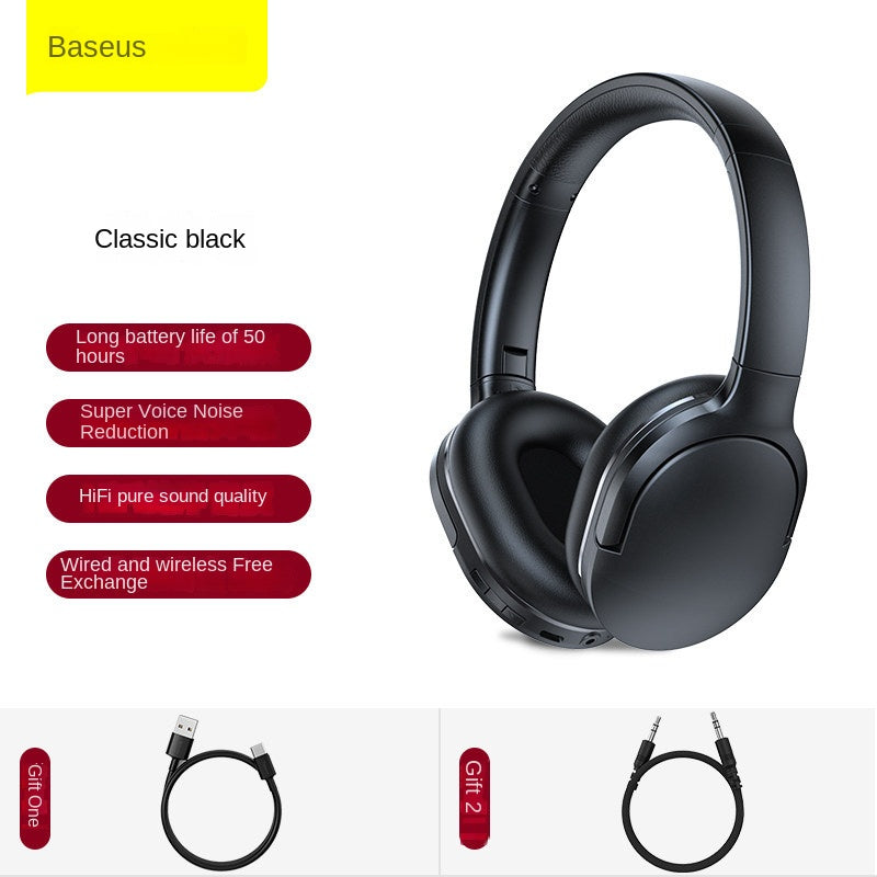 Wireless Bluetooth gaming headset by eprolo with heavy bass, over-ear design, ideal for sports and gaming.