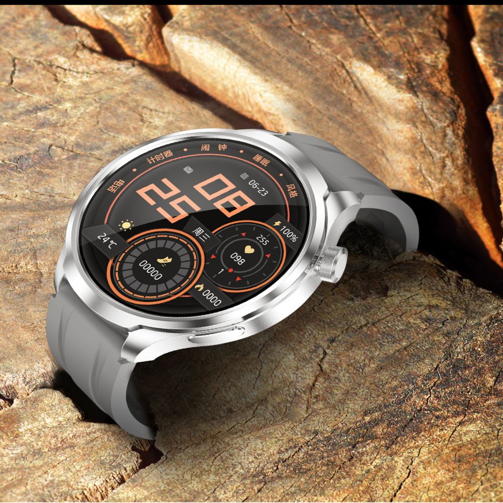 DK69 Bluetooth enabled smartwatch 1.85 display, heart rate compass, multi sport smartwatch - American Smart