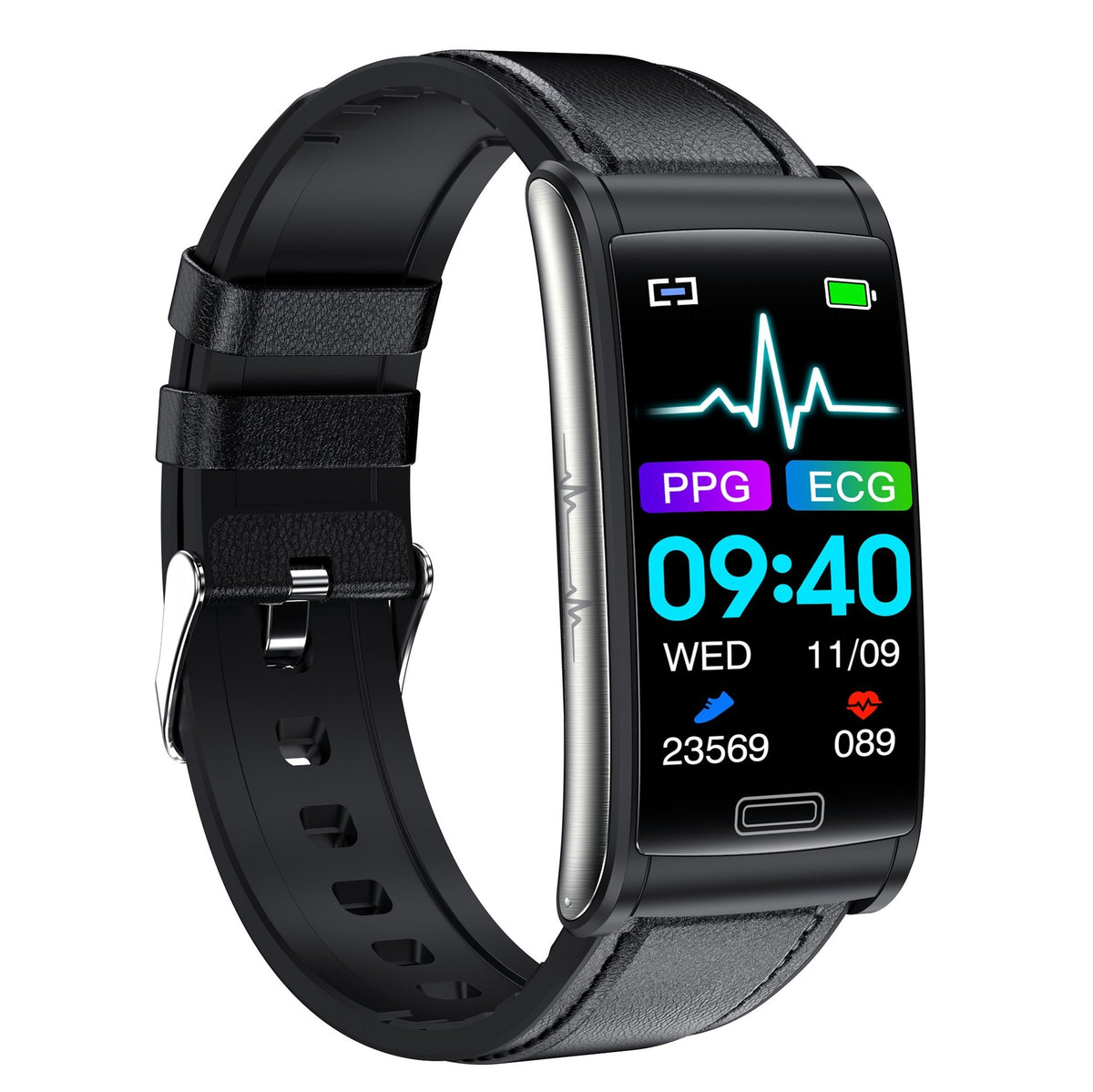 E600 1.47-inch Full touch screen Egg roll smartwatch ECG blood glucose oxygen health fitness E600 smart watch band Bracelet - American Smart