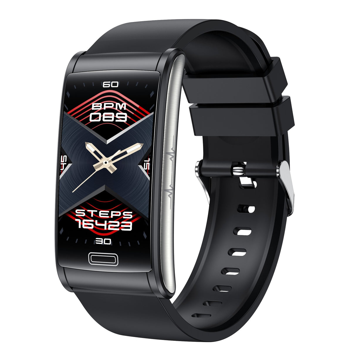 E600 1.47-inch Full touch screen Egg roll smartwatch ECG blood glucose oxygen health fitness E600 smart watch band Bracelet - American Smart