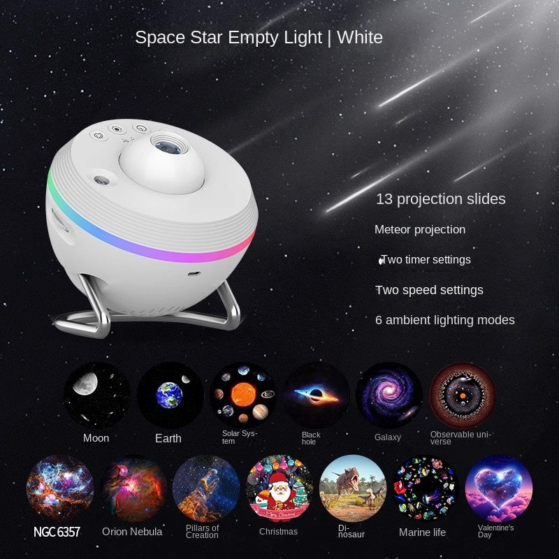 Dynamic Meteor Projection Lamp Galaxy Starlight Full Sky Stars Bedroom Ambient Star Projector - American Smart