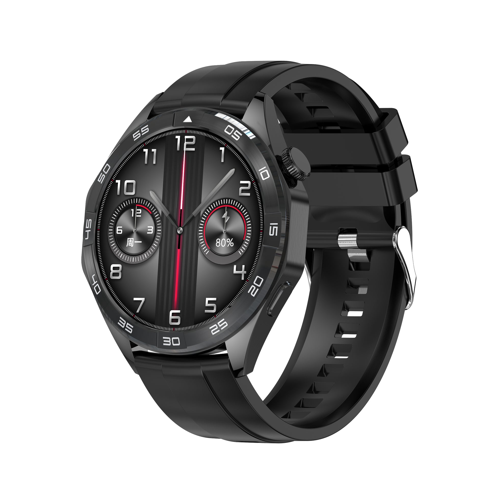 Eprolo EX105 smart watch encoder with wireless charging and payment function, showing the device and charging pad.