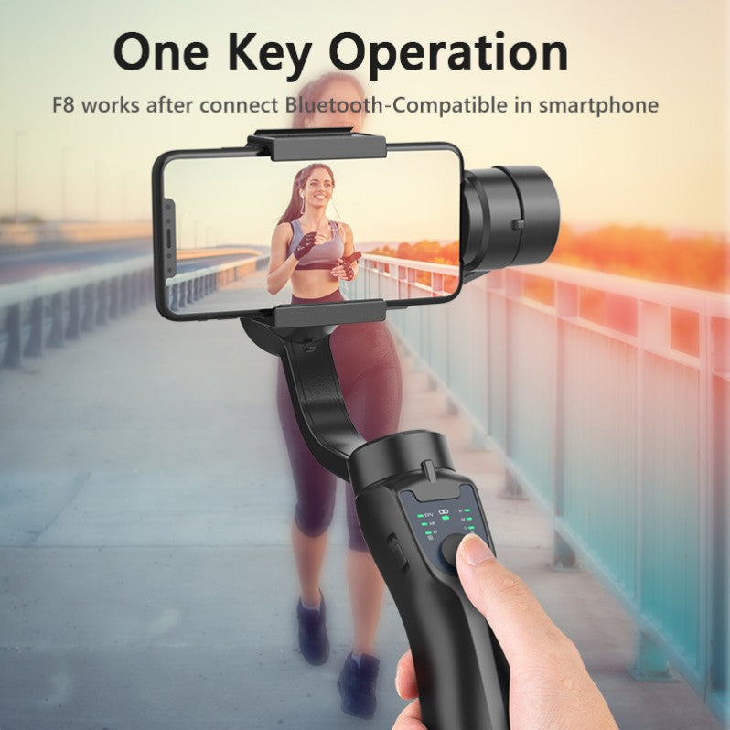 eprolo F8 mobile phone camera stabilizer with three-axis anti-shake platform for TikTok live broadcasts and short videos.