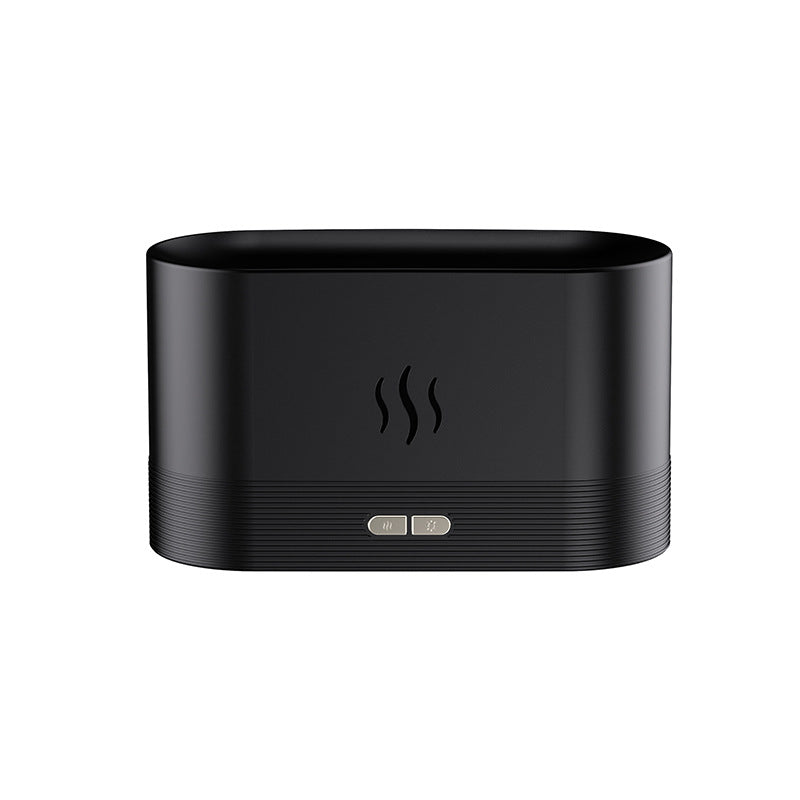 Eprolo Flame humidifier with aromatherapy, compact design for car, home, or office use, featuring intelligent power-off protection.