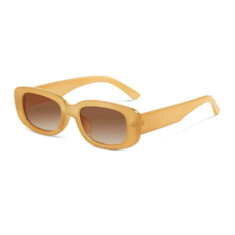 Men's small frame and women's retro fashion sunglasses by eprolo, stylish and lightweight with dark tinted lenses.