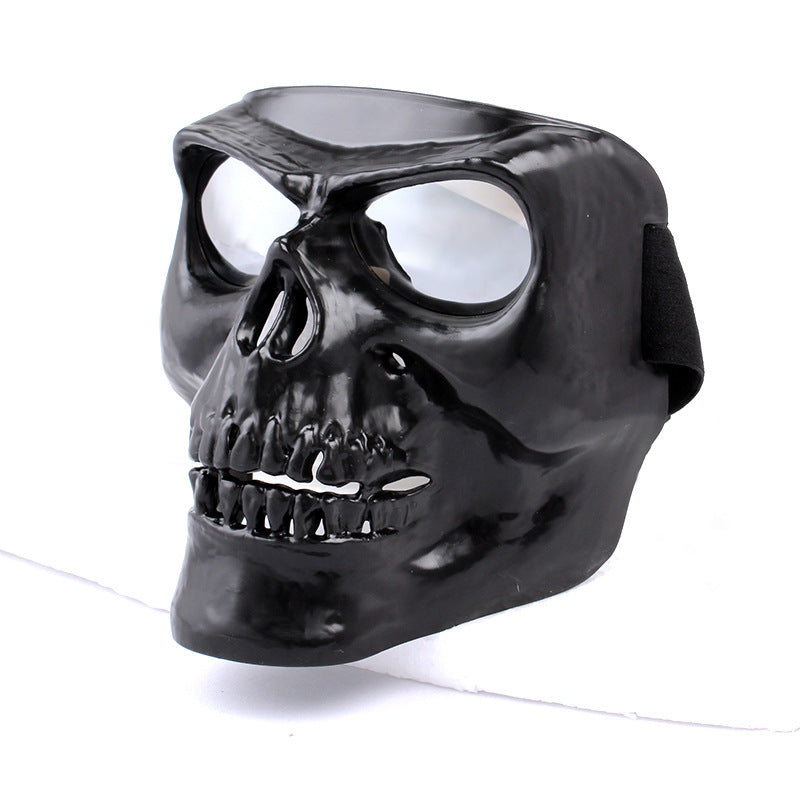 Eprolo retro Harley skull goggles mask for motorcycle riding, featuring windproof design and tactical protective gear for outdoor sports.