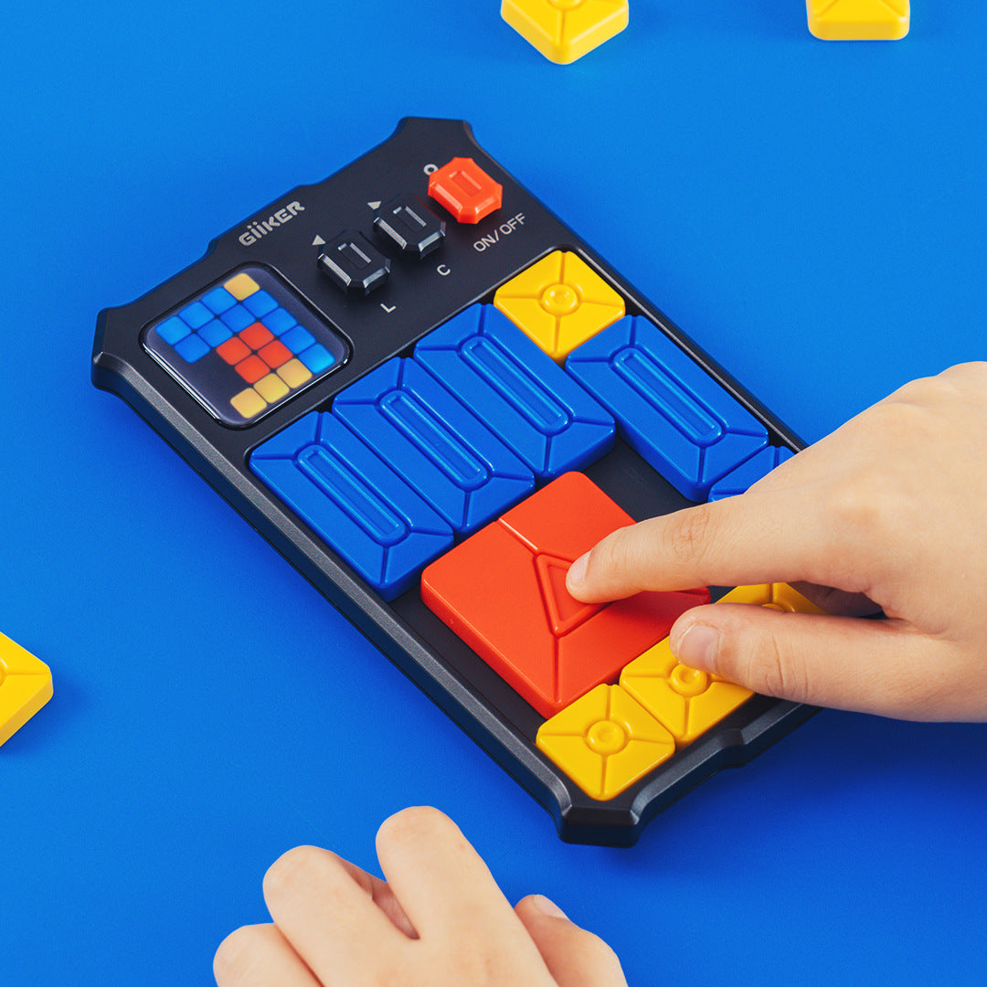 Eprolo Giiker Super Slide Brain Games puzzle toy with colorful interconnected sliding pieces for intelligence training and cognitive fun.