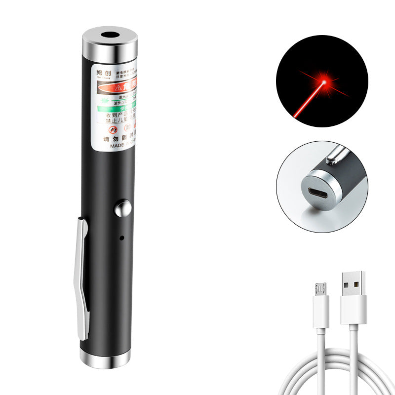 eprolo 2-in-1 detachable mini green laser pointer with portable lamp holder, used for hunting, teaching, and presentations.