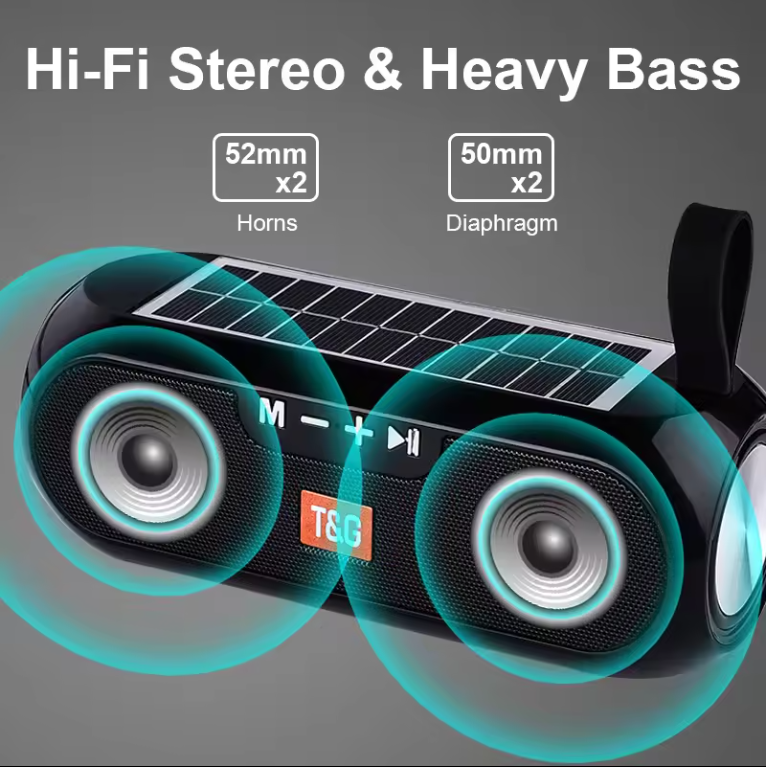 Portable eprolo home theatre with audio player, karaoke, and mobile phone compatibility, ideal for outdoor parties and computer use.