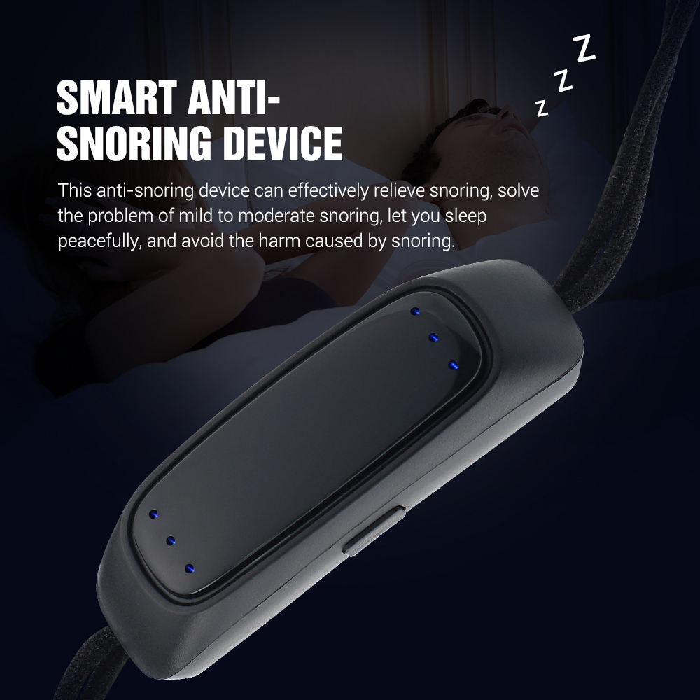 eprolo intelligent throat pulse stop snoring device, electric sleep aid for reducing snoring and improving sleep quality