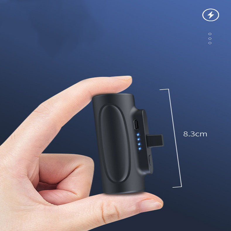Eprolo creative power bank flashlight with 5000mAh capacity, compact outdoor LED mini capsule portable fast-charging device
