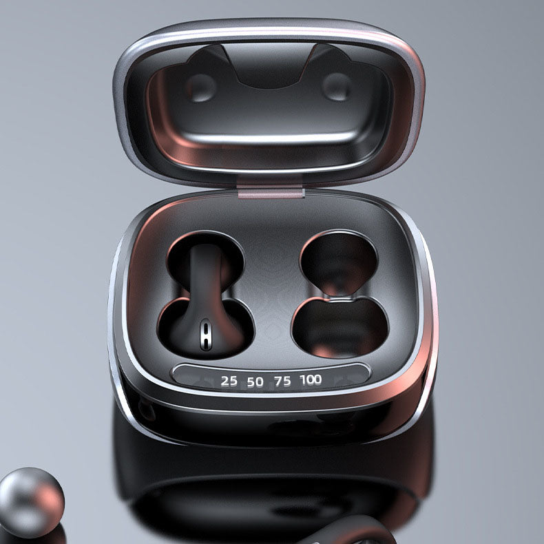eprolo JX80 bone conduction Bluetooth earphones with clip, spray noise reduction, long battery life, and no audio delay
