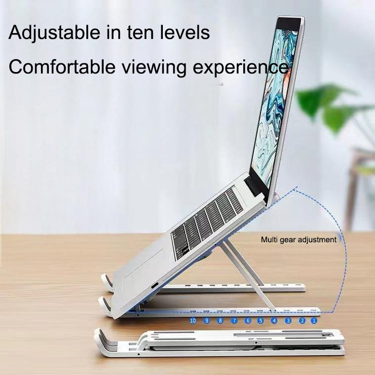 eprolo Laptop stand N3 folding lifting and cooling base supporting laptops and tablets on a desktop, portable and adjustable.
