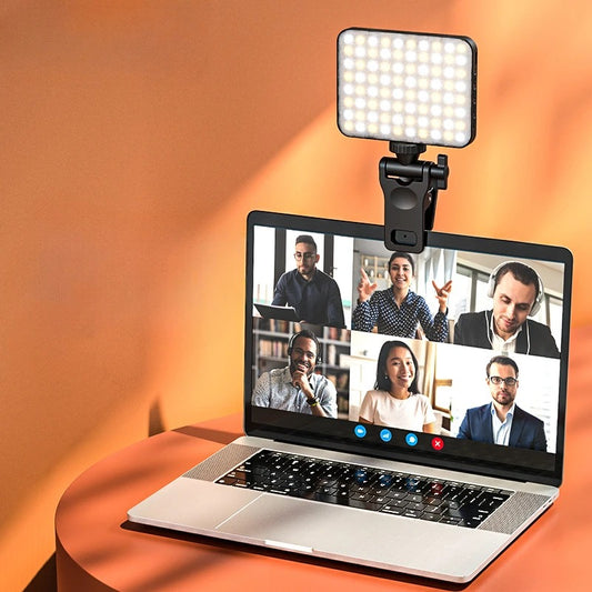 eprolo live streaming fill light for mobile and tablet, compact LED light with adjustable brightness for improved video quality