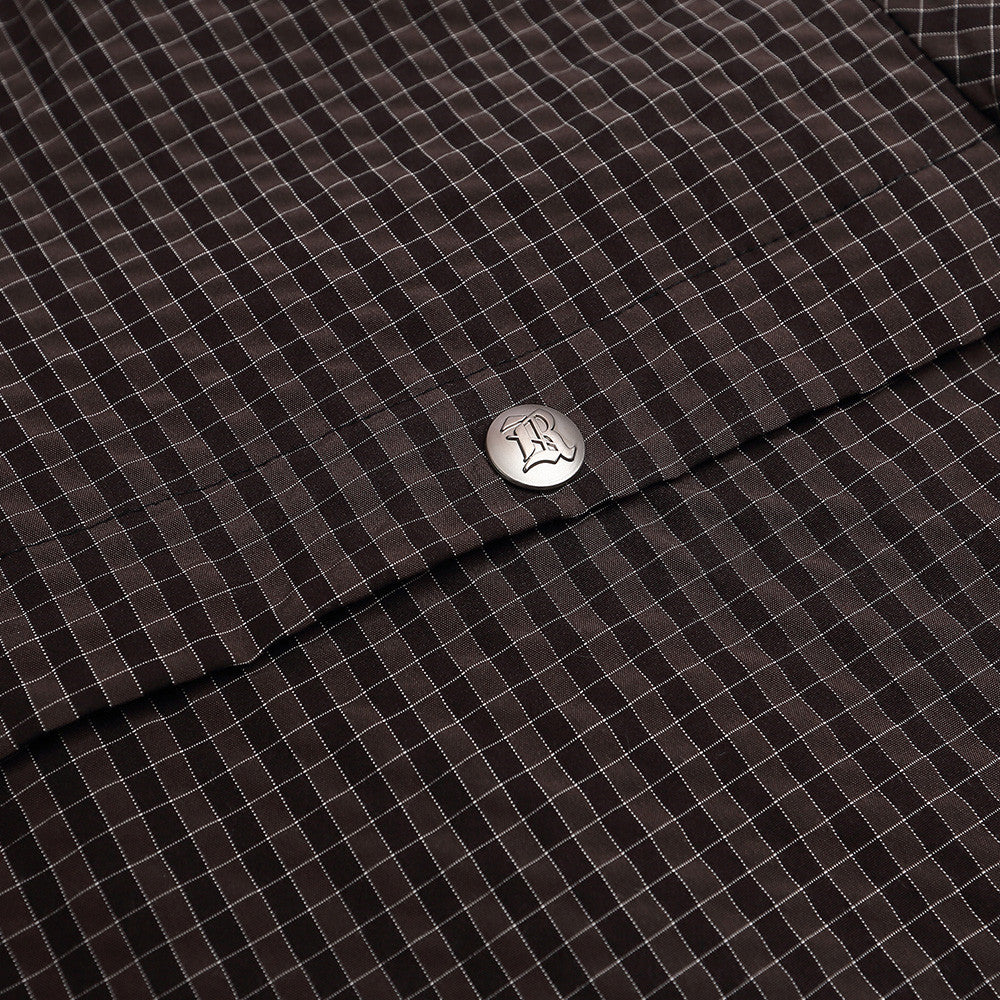 Small plaid hooded sweatshirt - American Smart
