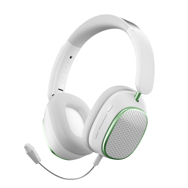 Eprolo M12 wireless Bluetooth earphones with noise-canceling head-mounted design and all-inclusive earbud features.